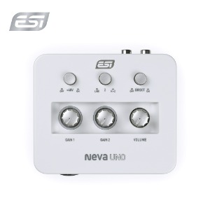 ESI Neva UNO 포터블 USB 오디오 인터페이스 2IN 2OUT 네바우노 홈레코딩 개인방송